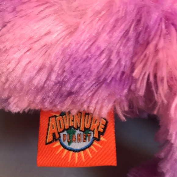 NWT Adventure Planet Tie-Dye brights pink & purple monkey plush stuffed animal - Picture 2 of 9